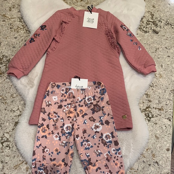 NWT. Deux par deux 2 piece set - Picture 1 of 9